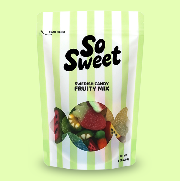 SoSweet LLC - Swedish Candy Fruity Mix (8 oz)