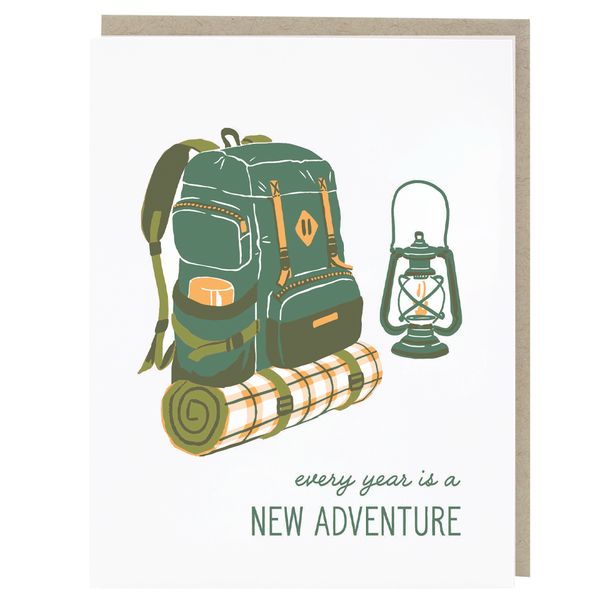 Smudge Ink - Camping Adventure Birthday Card