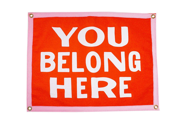 Oxford Pennant - You Belong Here Camp Flag