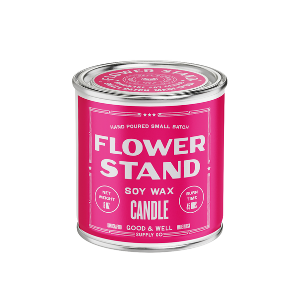 Good & Well Supply Co. - Flower Stand Soy Candle / 2026 Spring Collection