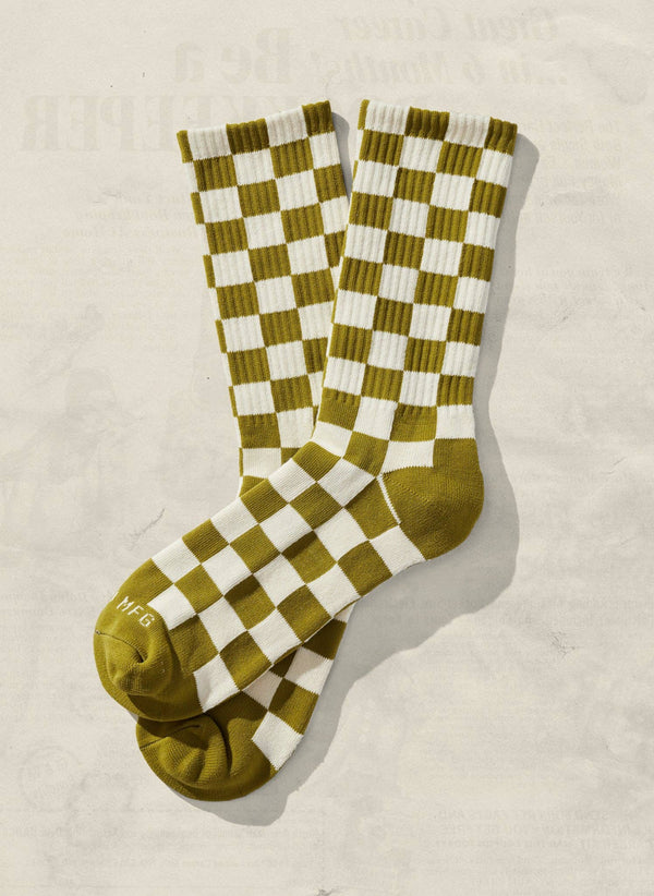 Weld Mfg. - Checkerboard Crew Socks