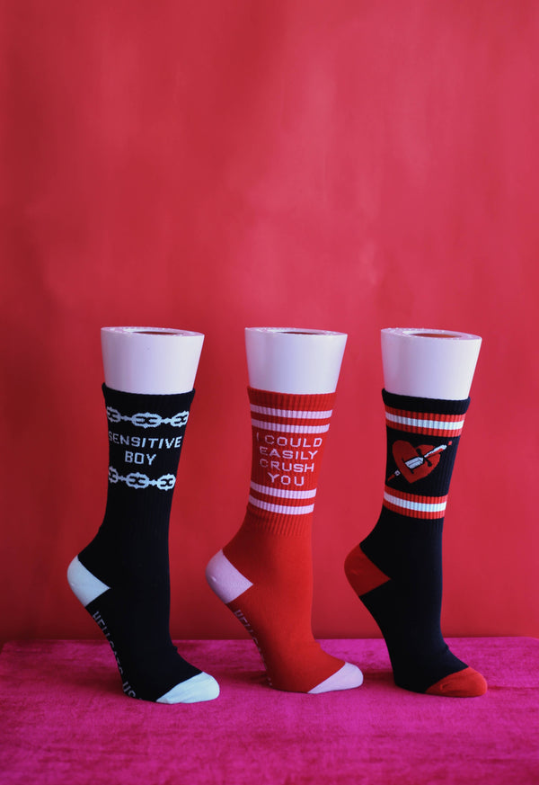 Black Heart & Dagger Socks