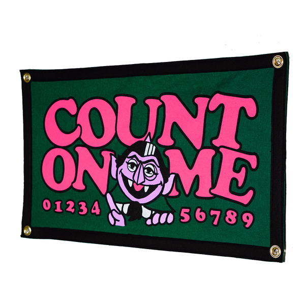 Oxford Pennant - Count On Me Camp Flag • Sesame Street x Oxford Pennant