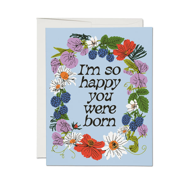 Red Cap Cards - Full Circle greeting card