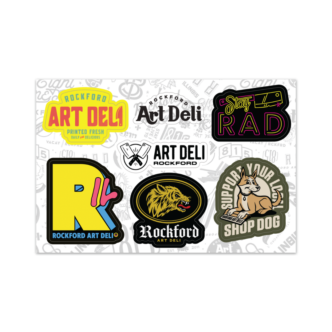 Sticker Sheets – Rockford Art Deli