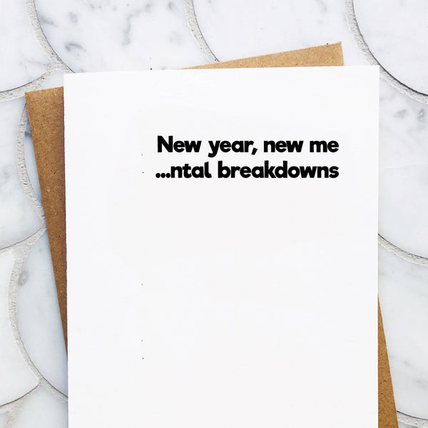 New Year, New Me Card