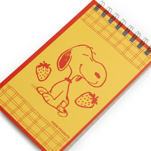 Three Potato Four - 3P4 x Peanuts® - Snoopy Strawberry Mini Notebook