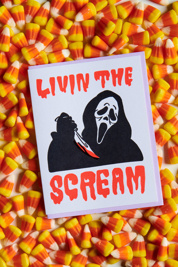And Here We Are - Letterpress Everyday Card—Livin' the Scream