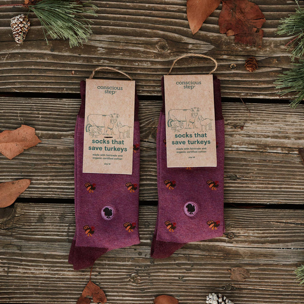 Conscious Step - Socks that Save Turkeys