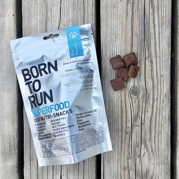 BORN TO RUN DOGS - BLUE WARRIORS Detox & Immunity Booster Treats (192g - 7oz)