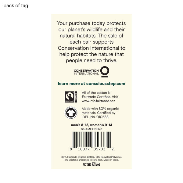 Conscious Step - Socks that Protect Chimpanzees | Gifts for Animal Lovers