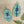 ilikesara | art + goods - Zippered pouch | stag beetle - green insect/bug pencil, supply, makeup bag with waterproof lining