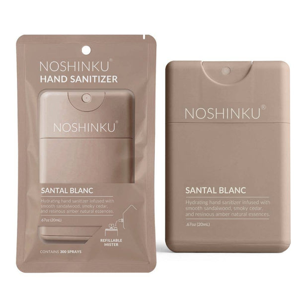 Noshinku - Refillable Santal Blanc Hydrating Pocket Hand Sanitizer