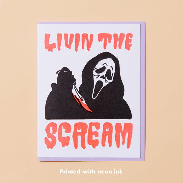 And Here We Are - Letterpress Everyday Card—Livin' the Scream