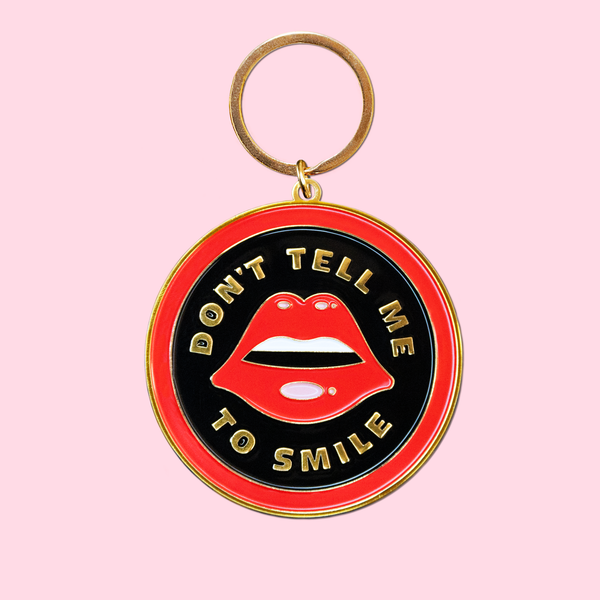 Hellcats USA - Don't Tell Me To Smile Keychain