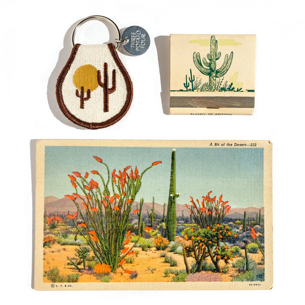 Three Potato Four - Patch Keychain - Desert Vibes