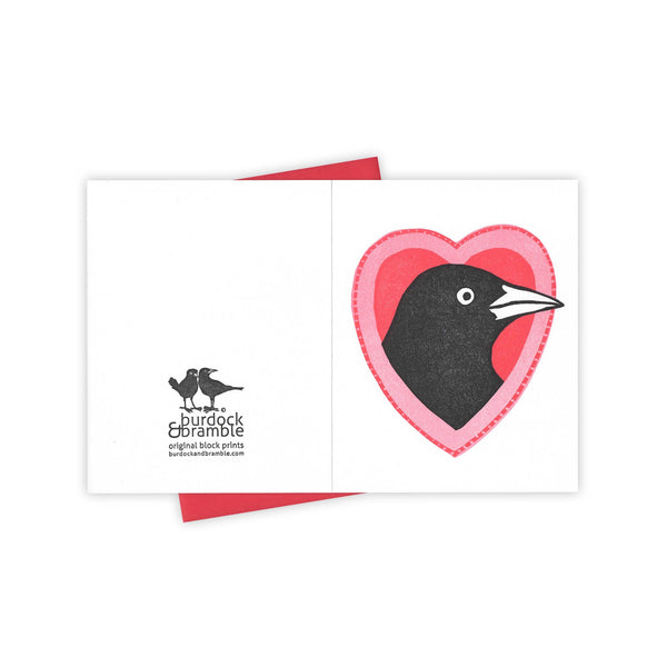 Burdock & Bramble - In My Heart Grackle Card