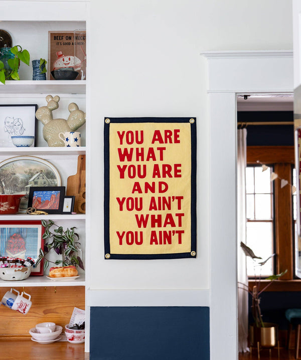Oxford Pennant - You Are What You Are Camp Flag • John Prine x Oxford Pennant