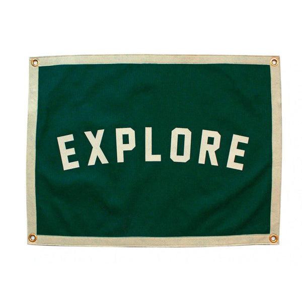 Oxford Pennant: Explore Camp Flag