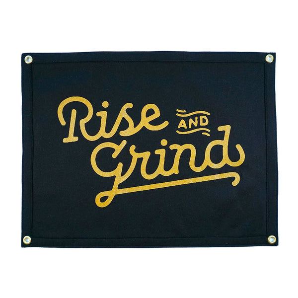 Oxford Pennant: Rise & Grind Camp Flag