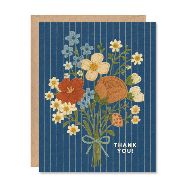 Three Potato Four - Greeting Card - "Thank You" Floral