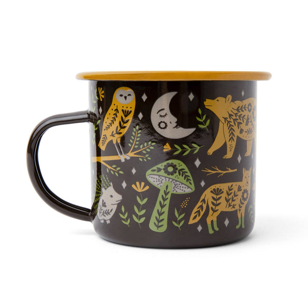 Trek Light - Enamel Mug | Woodland Friends