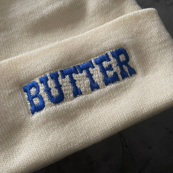 The Silver Spider - Butter knit beanie hat Made in America foodie