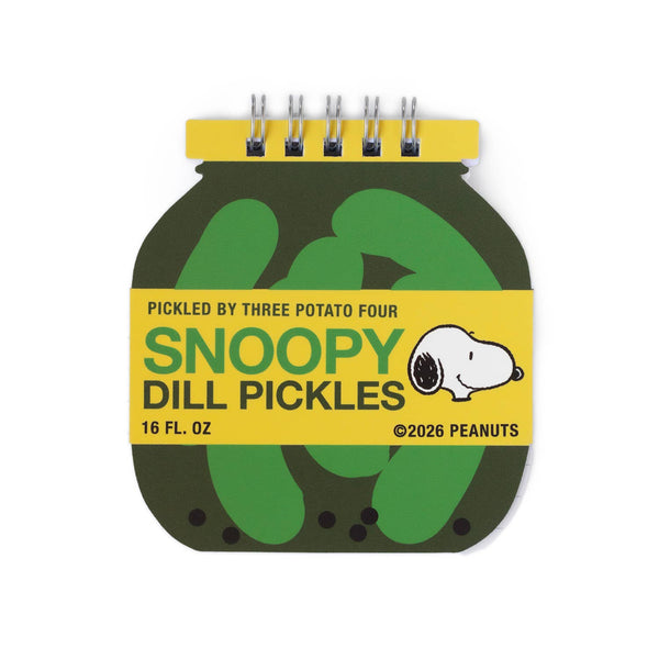 Three Potato Four - 3P4 x Peanuts® Grocery - Snoopy Pickle Jar Mini Notebook