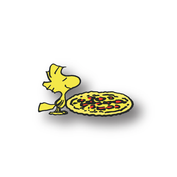 PINTRILL - Woodstock V Day More Than Pizza Pin Card