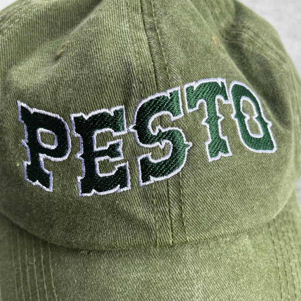 The Silver Spider - Pesto Baseball Cap Dad Hat foodie Chef Italian restaurant 