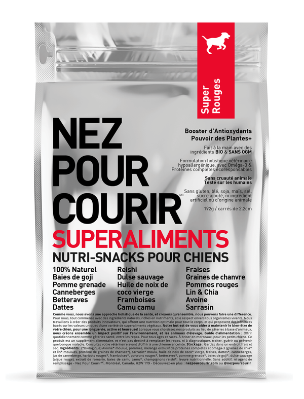 BORN TO RUN DOGS - SUPER REDS Antioxidant Booster Treats (192g - 7oz)