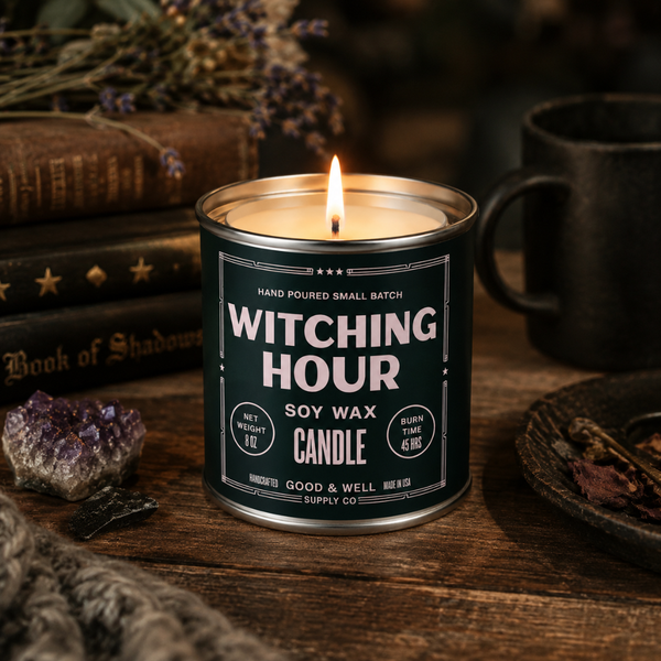 Good & Well Supply Co. - Witching Hour Soy Candle - Halloween Collection