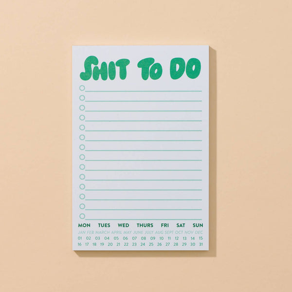 And Here We Are - Notepad 50 pages —Shit To Do