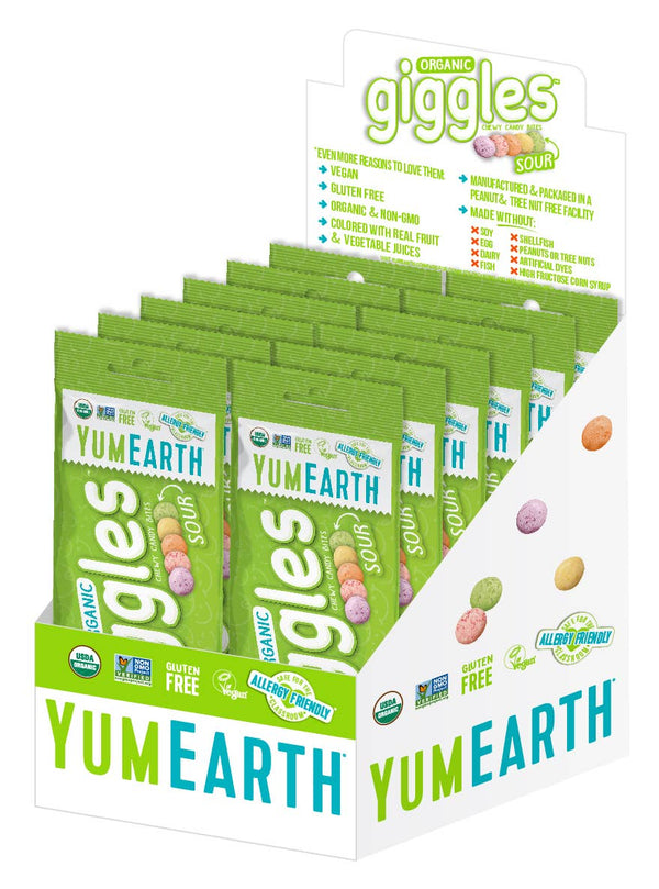 Grandpa Joe's Candy Shop - YumEarth Organic Sour Giggles 2oz, 12ct