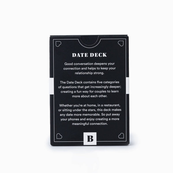 Best Self Co. - Date Deck - Date Night Card Game with 50 Prompts for Couples