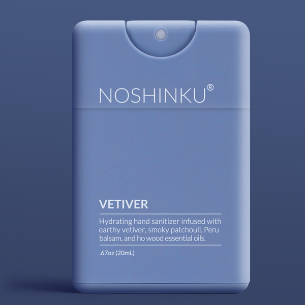 Noshinku - Refillable Vetiver Patchouli Hydrating Pocket Hand Sanitizer
