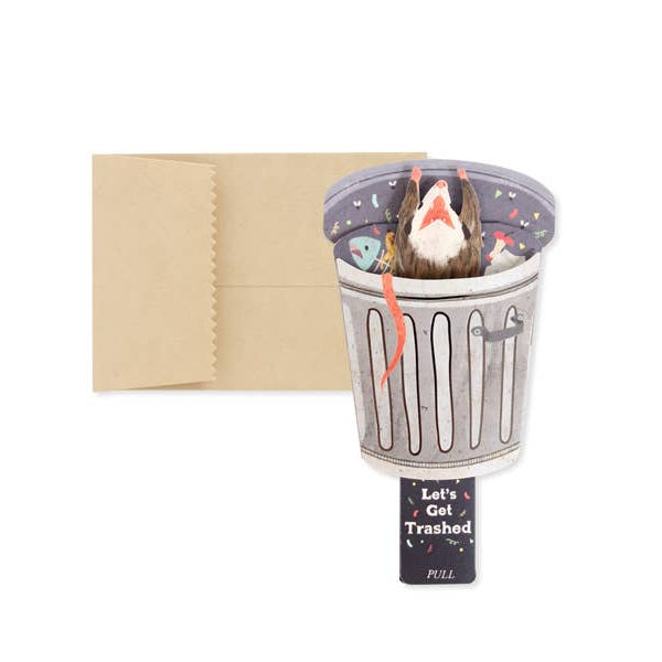 UWP Luxe - Trash Possum Mini Pop-Up Card