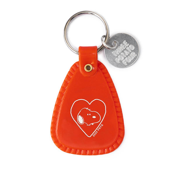 Three Potato Four - 3P4 x Peanuts® Valentine - Snoopy Heart Saddle Keychain