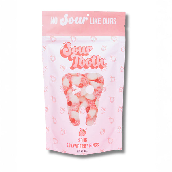 Sour Tooth - Sour Strawberry Rings