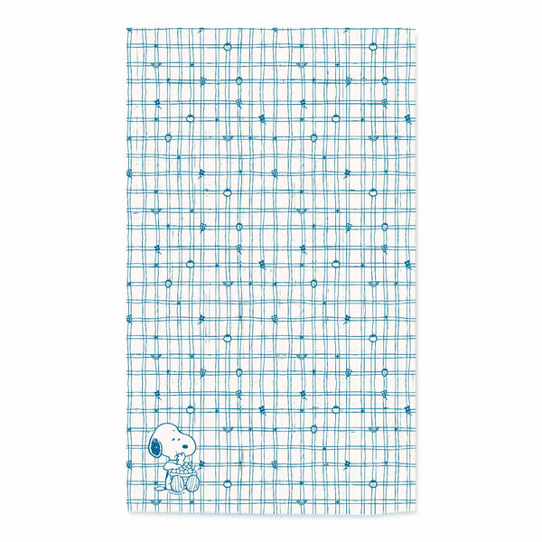 Three Potato Four - 3P4 x Peanuts® - Snoopy Cherry Basket Tea Towel (Blue)