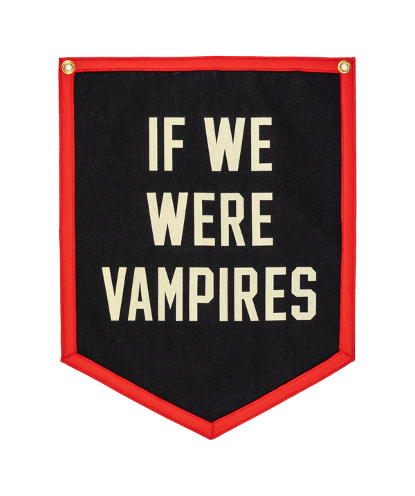 Oxford Pennant - If We Were Vampires Camp Flag • Jason Isbell x Oxford Pennant