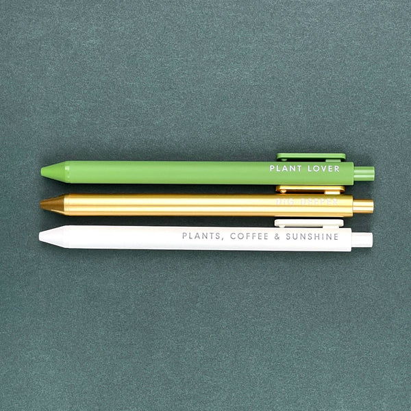 Ruff House Print Shop - Plant Jotter Gel Pen Set