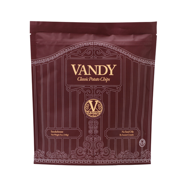 Ancient Crunch - Vandy Crisps, Smokehouse BBQ, 5oz Bag Case