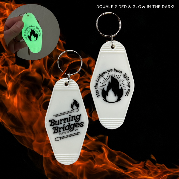 Hippie’s Daughter - Burning Bridges // motel key tag