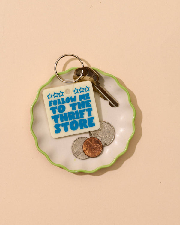 And Here We Are -  PVC Keychain by Your Gal Kiwi—Follow Me to the Thrift Store