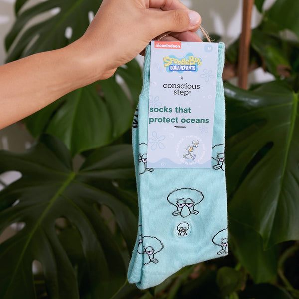 Conscious Step - Squidward Socks that Protect Oceans
