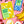 Colorful Spiral Notebook — Banana Pattern