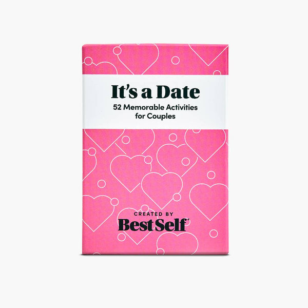 Best Self Co. - It's a Date Deck - 52 Memorable Date Ideas for Couples