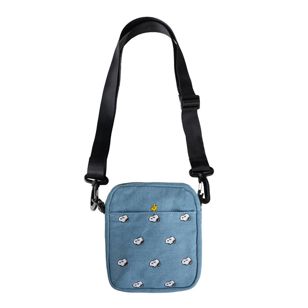 Three Potato Four - 3P4 x Peanuts® - Snoopy Embroidered Crossbody Bag (Denim)