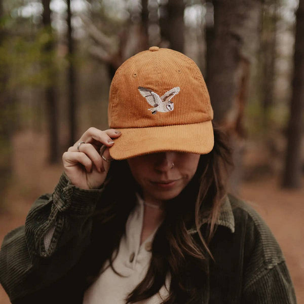 Bird Collective - Barn Owl Corduroy Hat